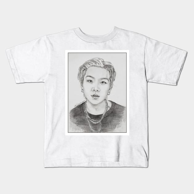 Tangerine Yoongi Kids T-Shirt by emopod